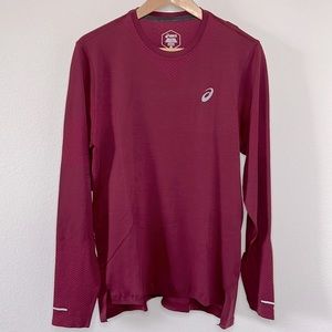 Asics Men’s Seamless Long Sleeve Shirt, Cordovan, Medium, sold out on site